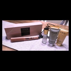 SOLEIL Hair Styling Comb Brush Straightener *$350*